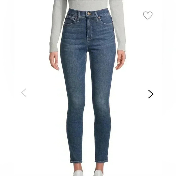 Madewell Denim - Madewell skinny fit ankle medium wash skinny denim jean 24